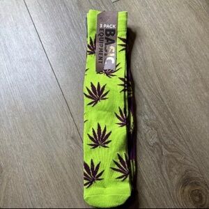 BASIC Equipment KNIT SOCKS 3-PACK Men's Crew Socks 6 - 12.5